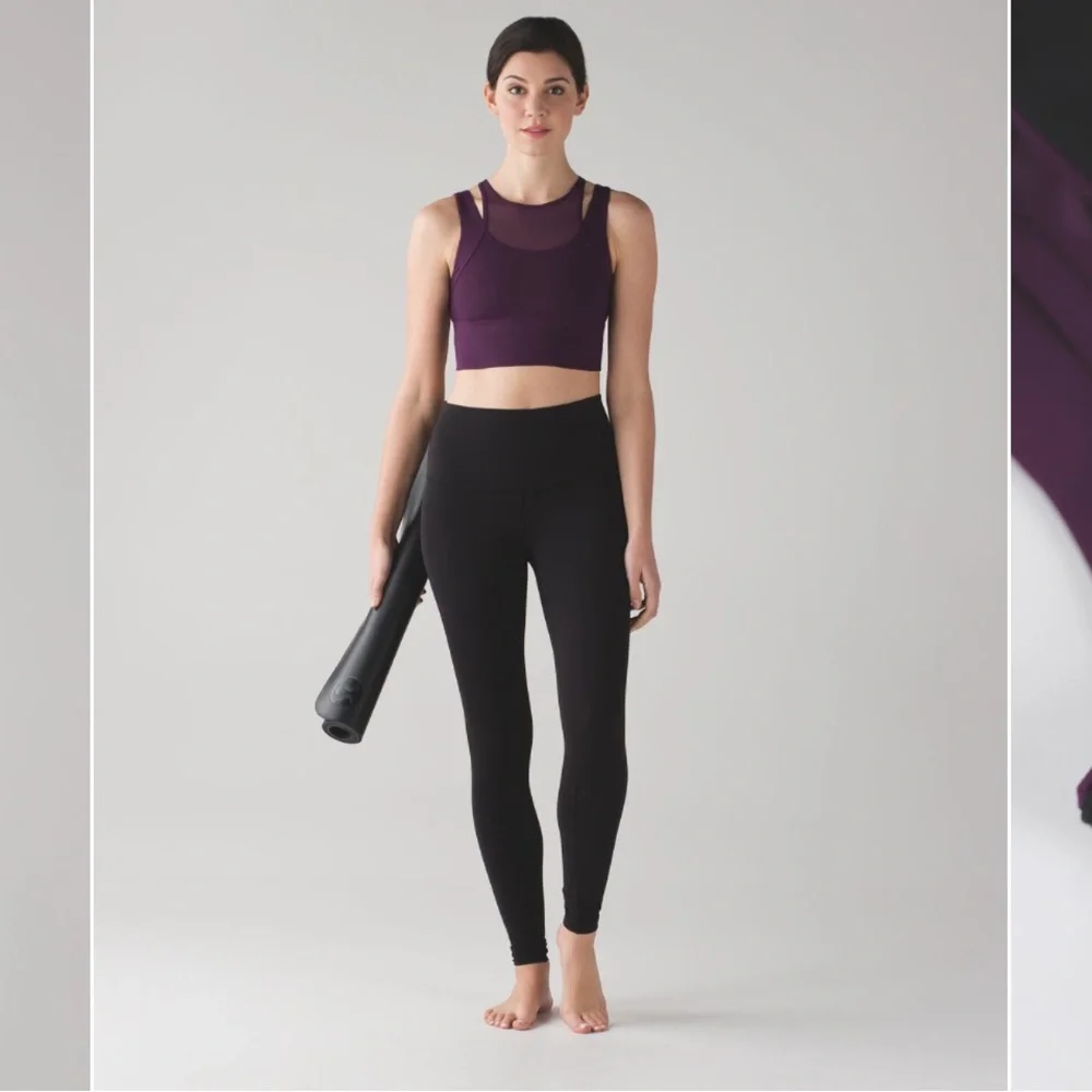 Lululemon Darkest Magenta Double Tap Bra II - Picture 1 of 10